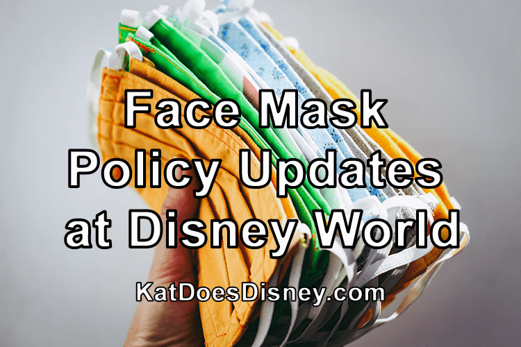 Mask Updates Disney World